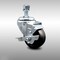 Service Caster 3.5 Inch SS Hard Rubber Wheel Swivel 12mm Threaded Stem Caster with Brake SCC-SSTS20S3514-HRS-TLB-M1215 - alternate 2